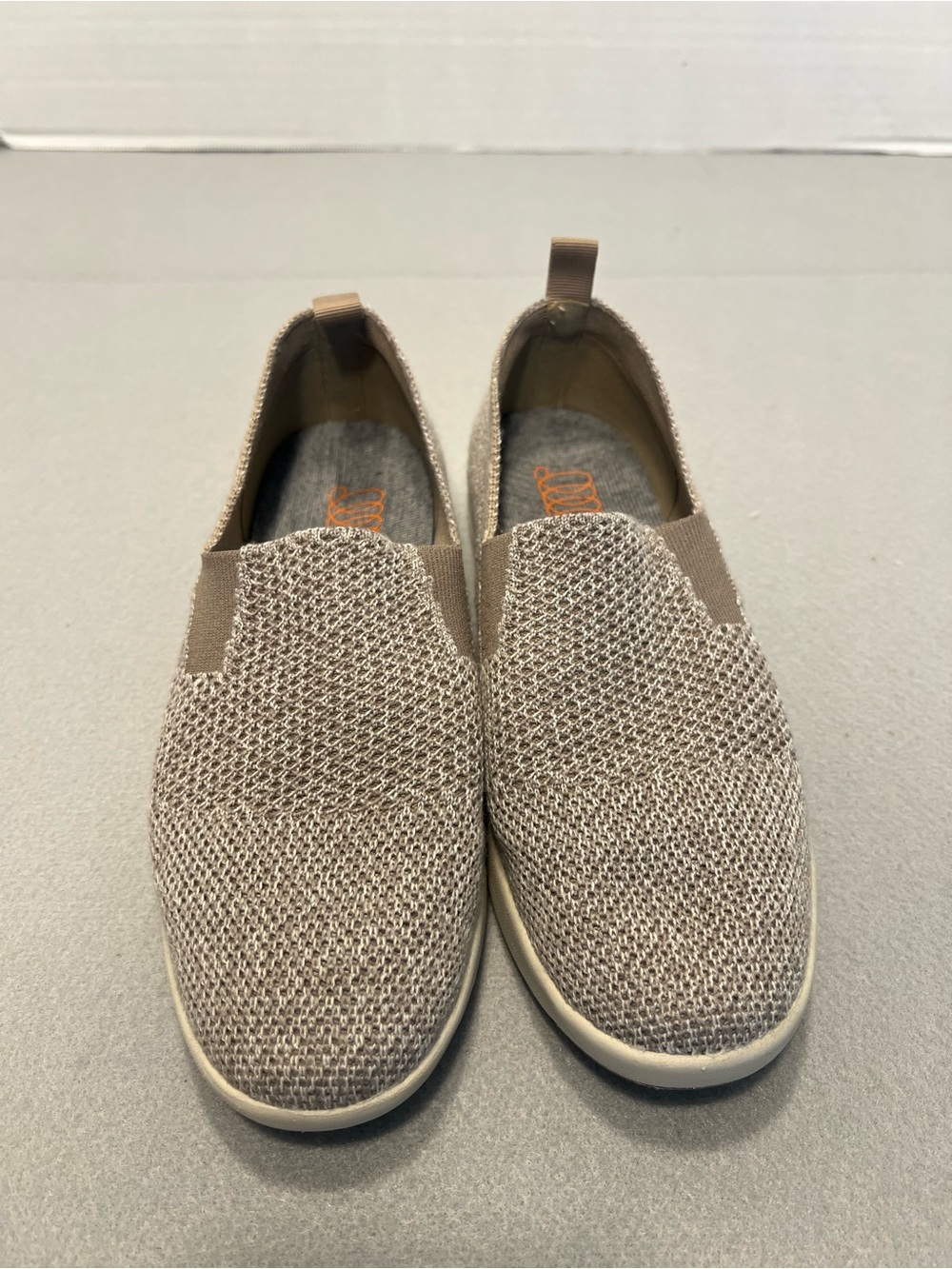 Womens Woolloomooloo Gray Wool Slip On Casual Shoes Suffolk Size 38 Merino Wool